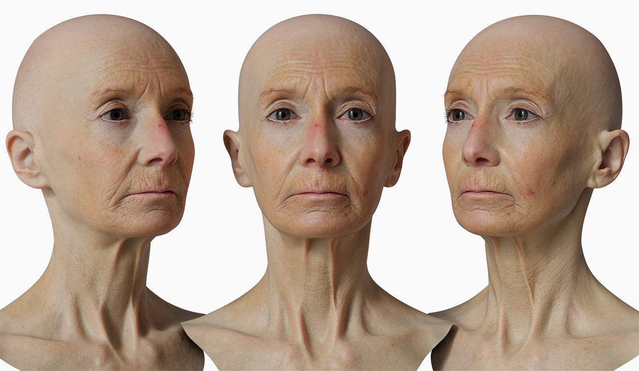 Male 3d head scan download